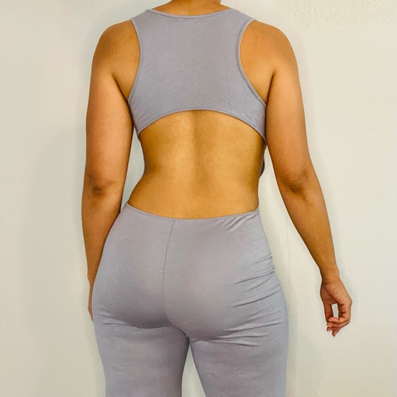 Steel Blue Jumpsuit - Picture 3 of 3